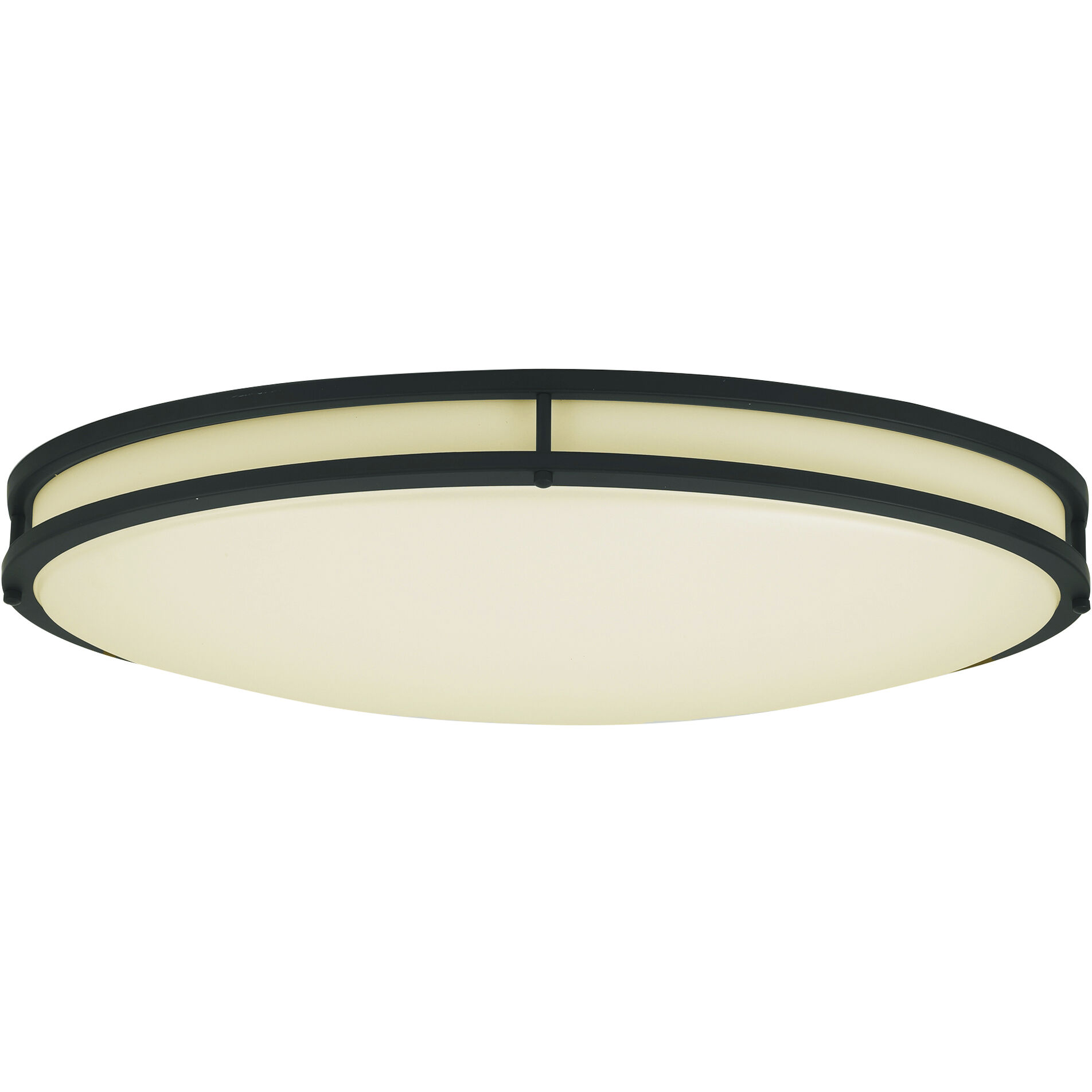 EnviroLite LED 24 inch Matte Black Flush Mount Ceiling Light